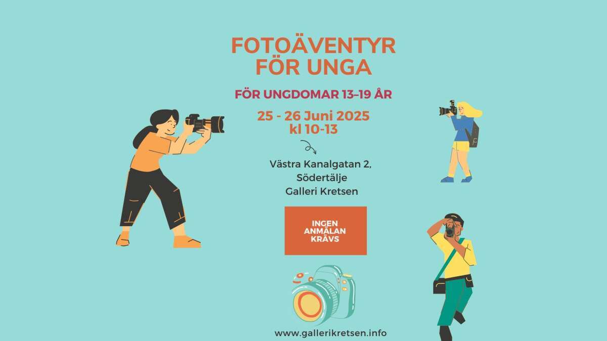 FOTOGRAFISK WORKSHOP FÖR UNGDOMAR (13–19 ÅR)