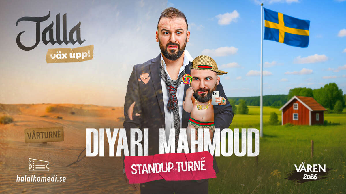 Bild till evenamnget Diyari Mahmoud - Jalla, väx upp!