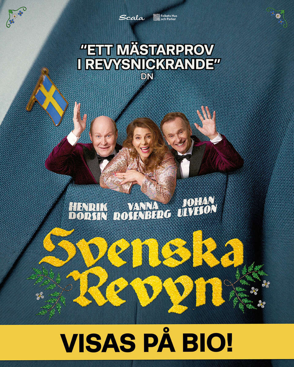 Bild till evenamnget Svenska revyn på bio