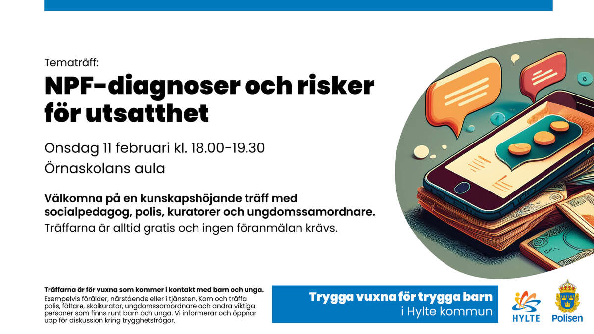 bild tillhörande Tematräff: NPF-diagnoser och risker för utsatthet