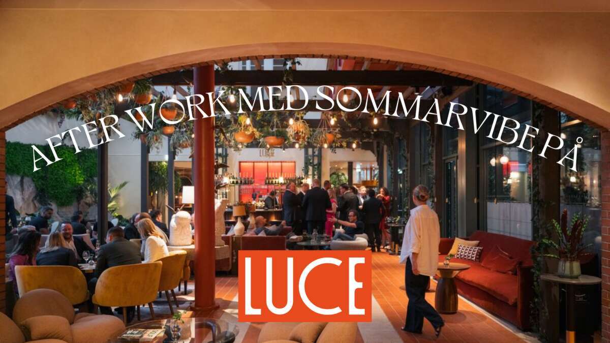 After Work med sommarvibe på LUCE