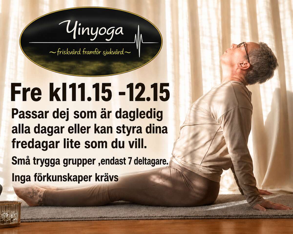 Yinyoga-Fredag lunch