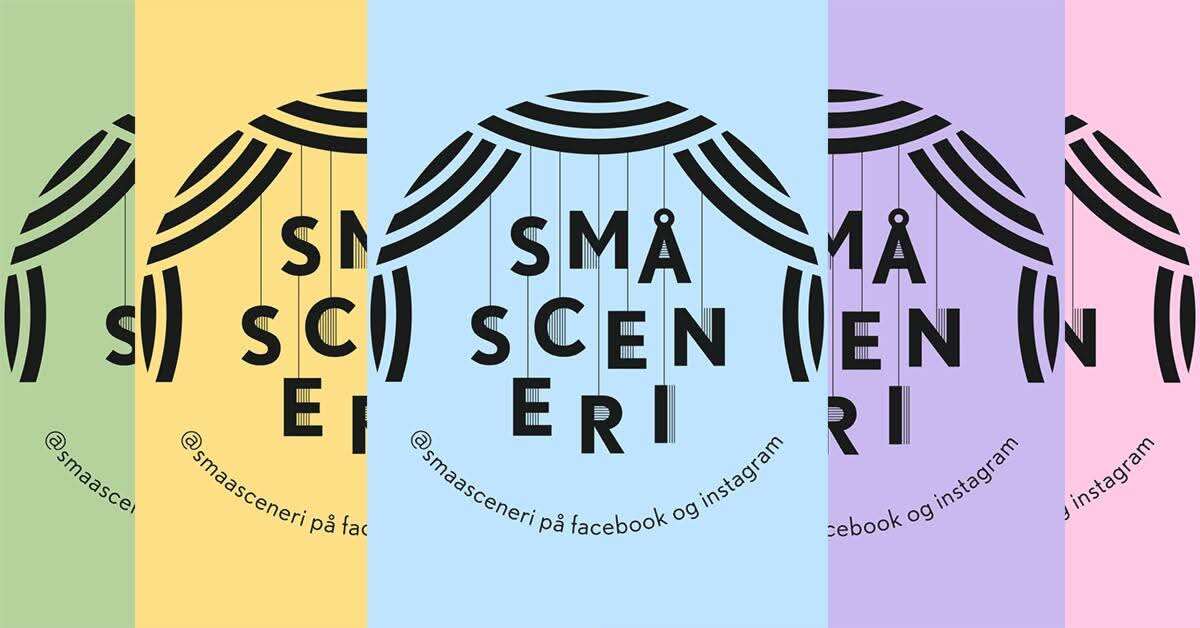 Plakat for Småsceneri på Gruo pub fredag 11 september