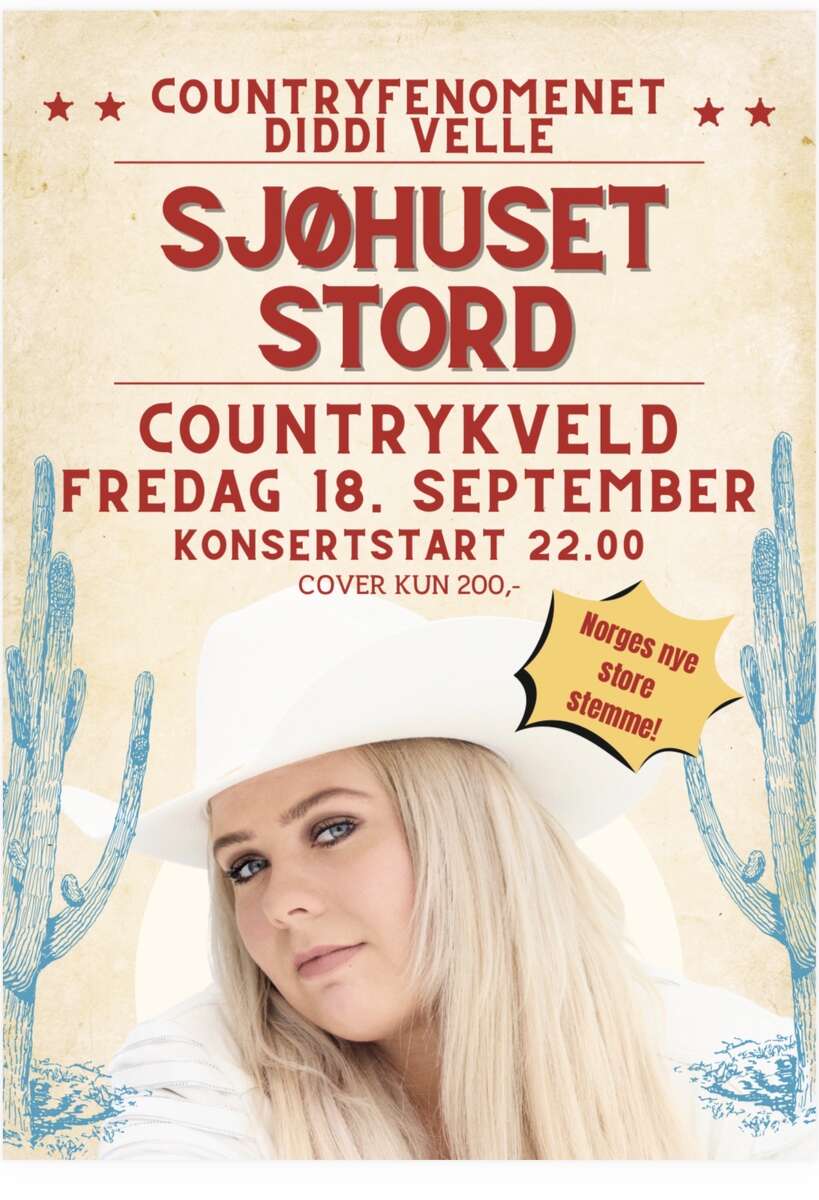 Plakat for Contry kveld