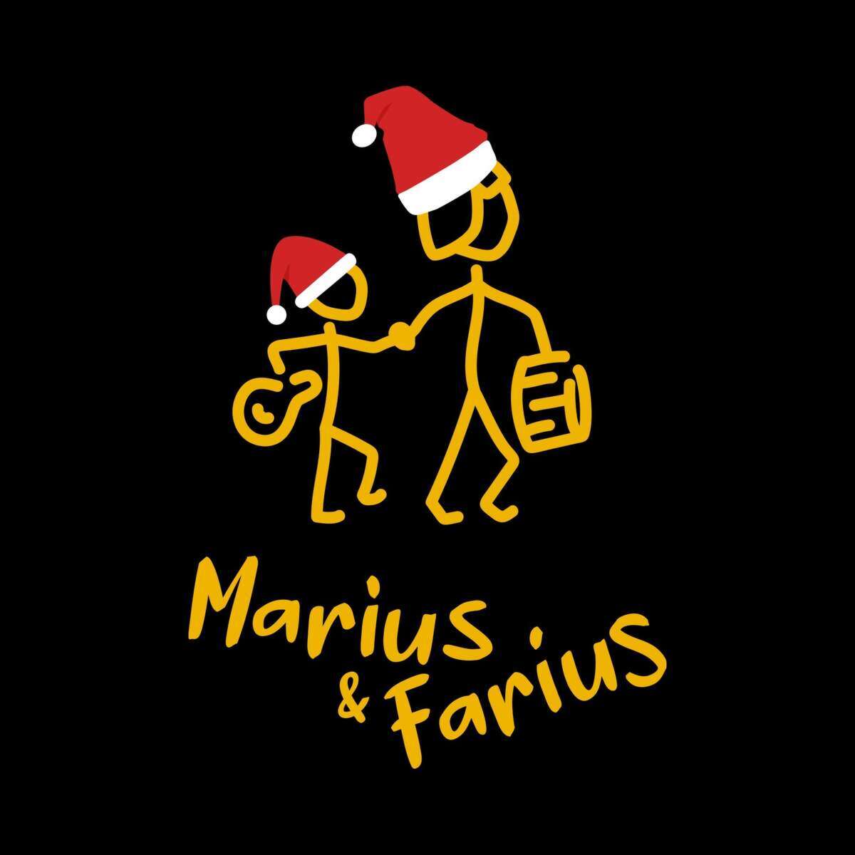 Plakat for Marius & Farius syng jula ut 2026