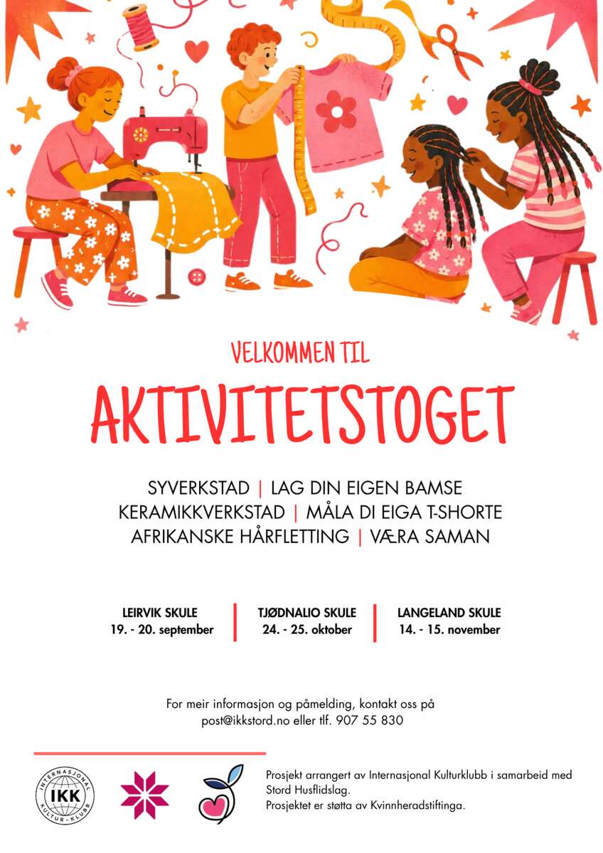 Plakat for Aktivitetstoget