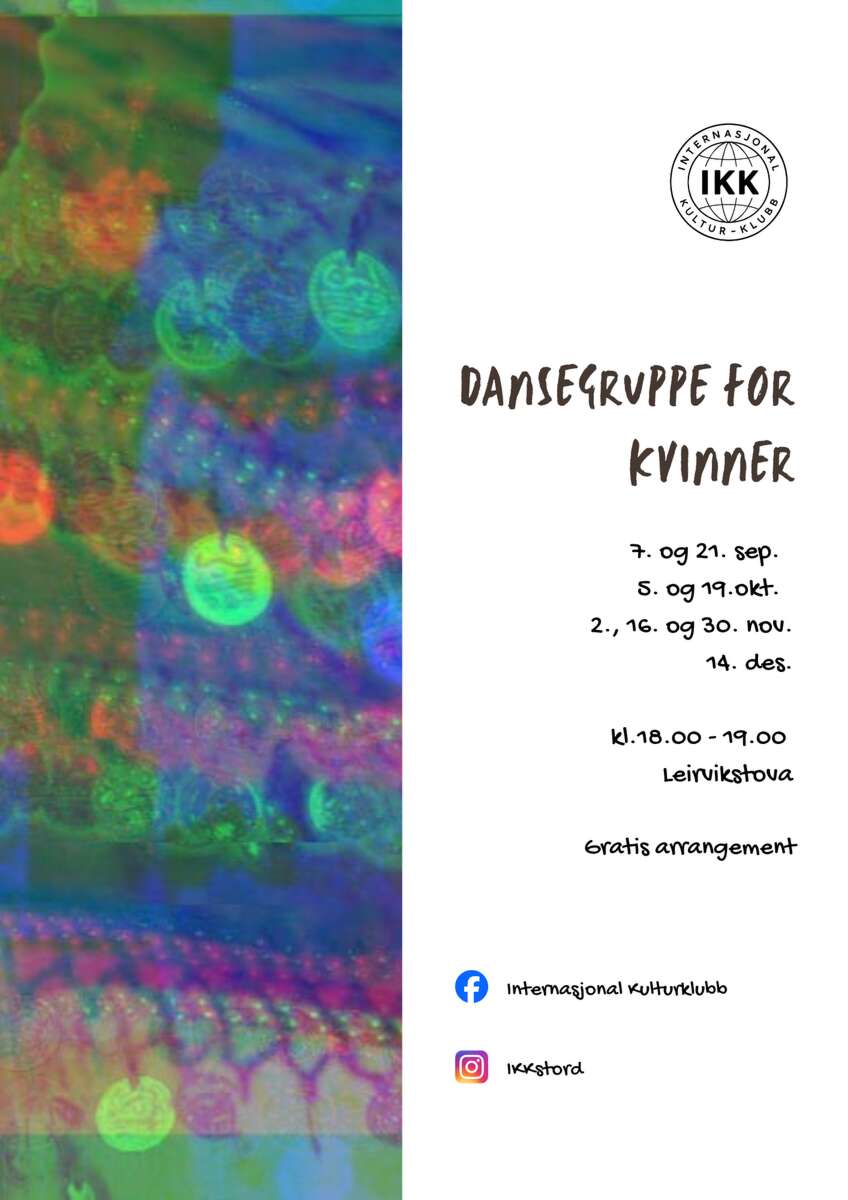 Plakat for Dansegruppe for kvinner