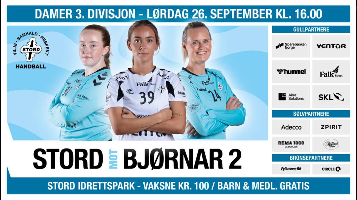 Plakat for Handballkamp 3.div damer