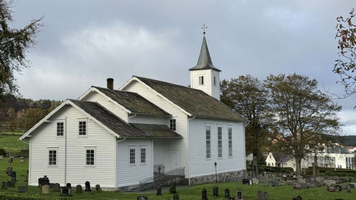 Plakat for Fitjar kyrkje