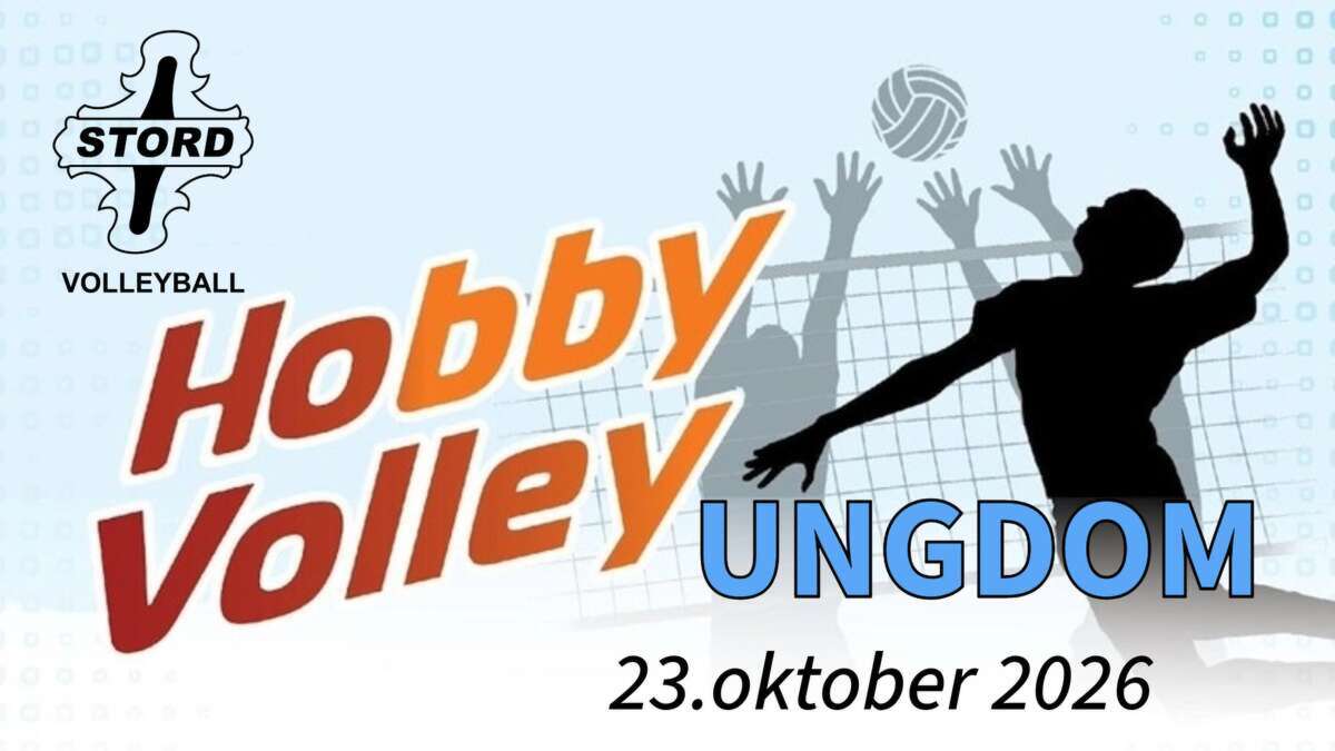Plakat for Hobby Volley UNGDOM 23.oktober