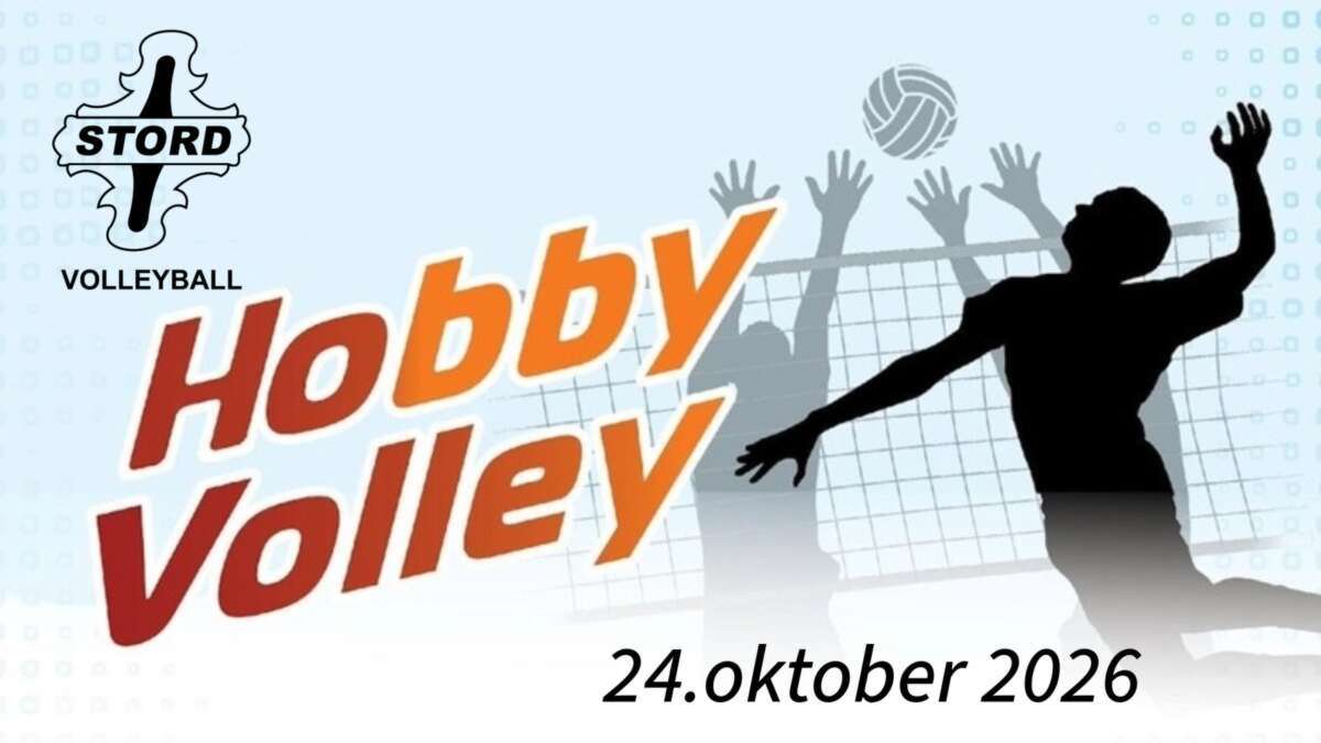 Plakat for HobbyVolley 24. oktober 2026