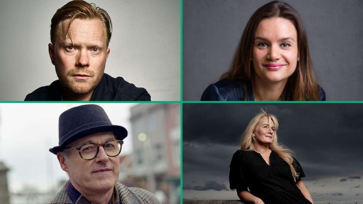 Plakat for Mållagskveld med Leander Djønne, Marit Eikemo, Tormod Haugland & Ruth Lillegraven