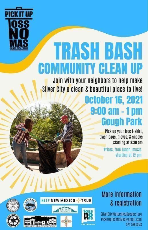 Pick It Up Toss No Mas Trash Bash Community Cleanup Silver City Daily Press